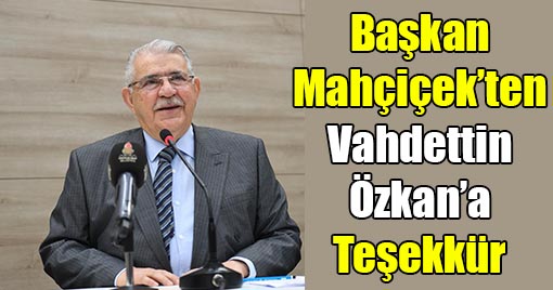 Başkan Mahçiçek’ten Yeni Atanan Valiye Hoş geldin Mesajı