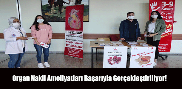 KSÜ Tıp Fakültesi Hastanesinde Organ Nakil Ameliyatları Başarıyla Gerçekleştiriliyor!